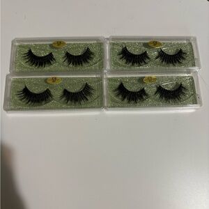 Dramatic Black False Eyelashes Set